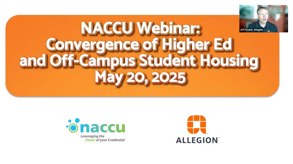 Convergence of Higher Ed and Off-Campus Student Housing