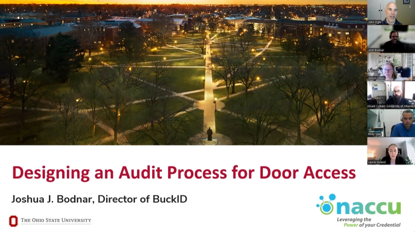 Designing an Audit Process for Door Access - OSU