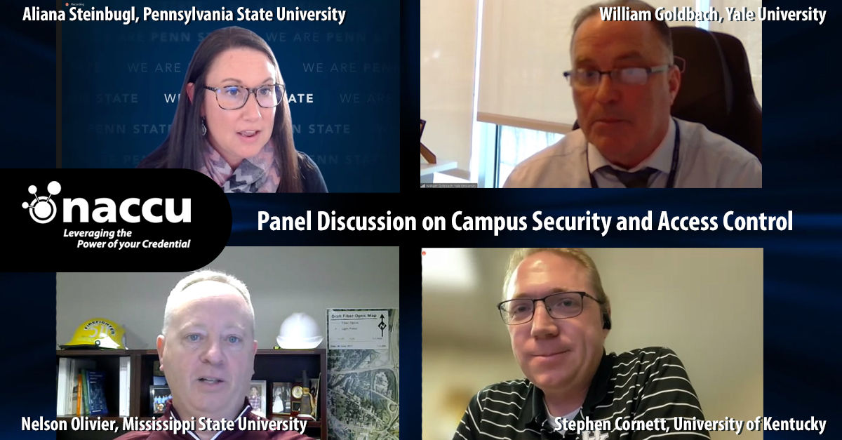 A Panel Discussion on Campus Security and Access Control