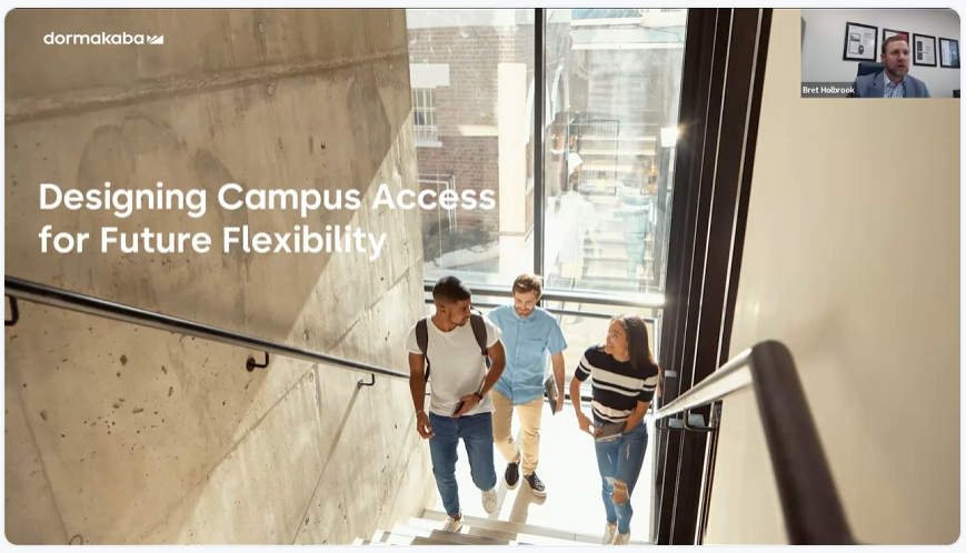 Designing Campus Access for Future Flexibility with dormakaba