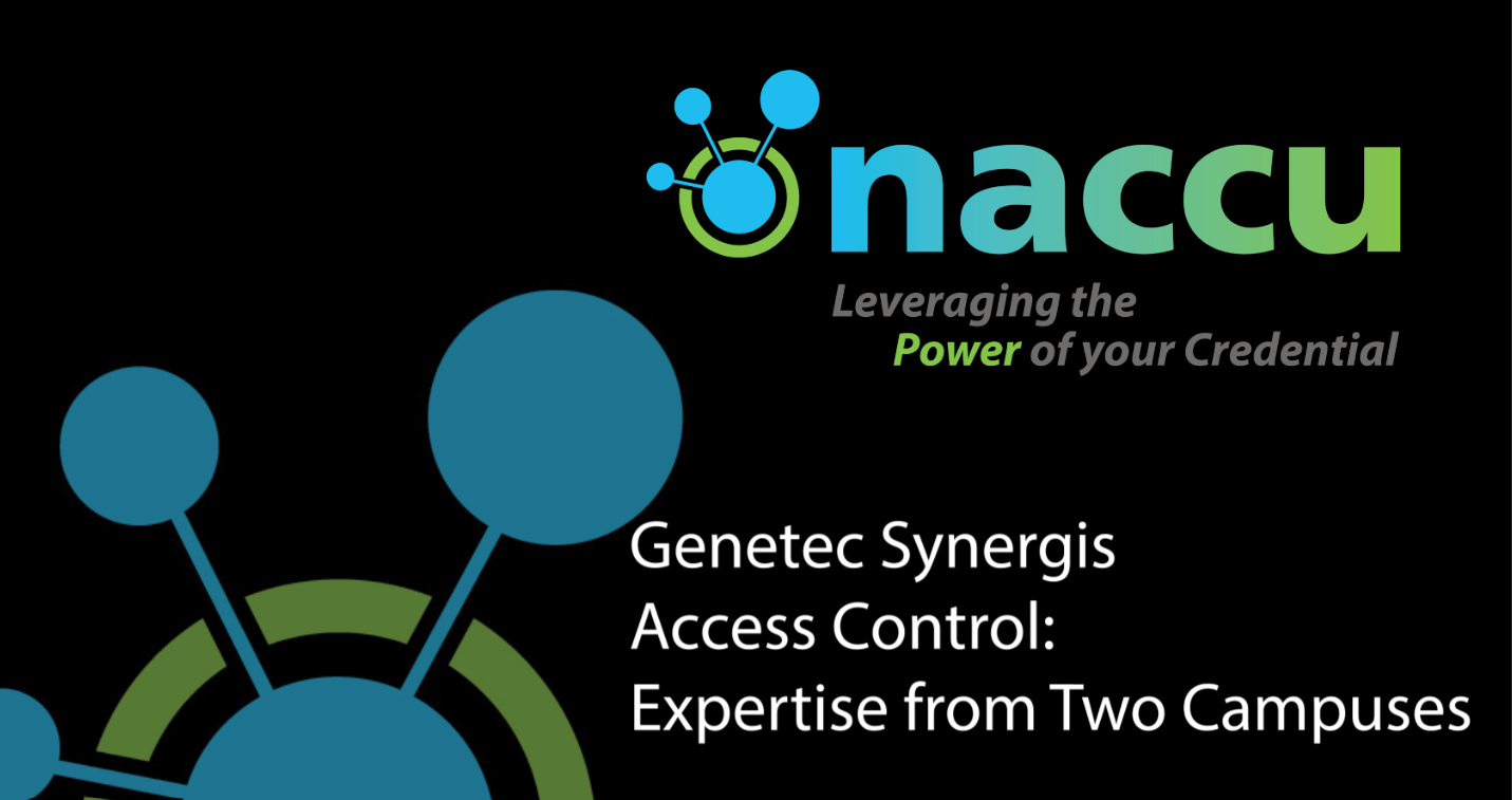 Genetec Synergis Access Control - Two Campuses