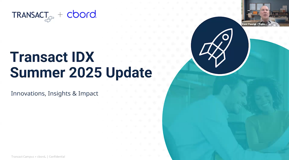 Transact IDX Summer 2025 Updates