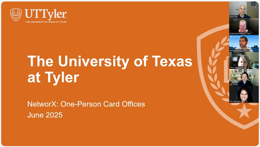 Card Office Overview: University of Texas at Tyler